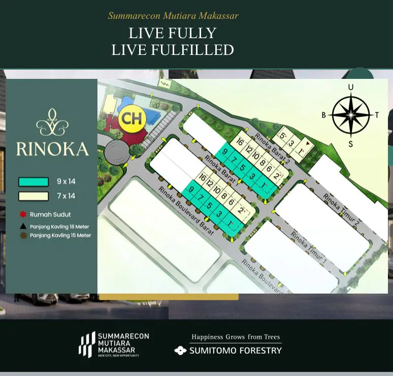 siteplane rinoka summarecon makassar